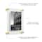 Wexel Art Double Panel Clear Acrylic Floating Wall Frame with Gold Hardware